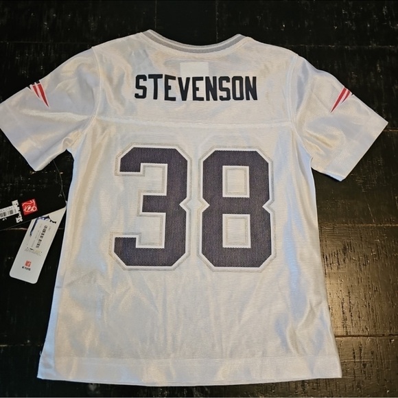 NFL New England Patriots #38 Stevenson Jersey New With Tags Size Girls Small 6 - Picture 5 of 6